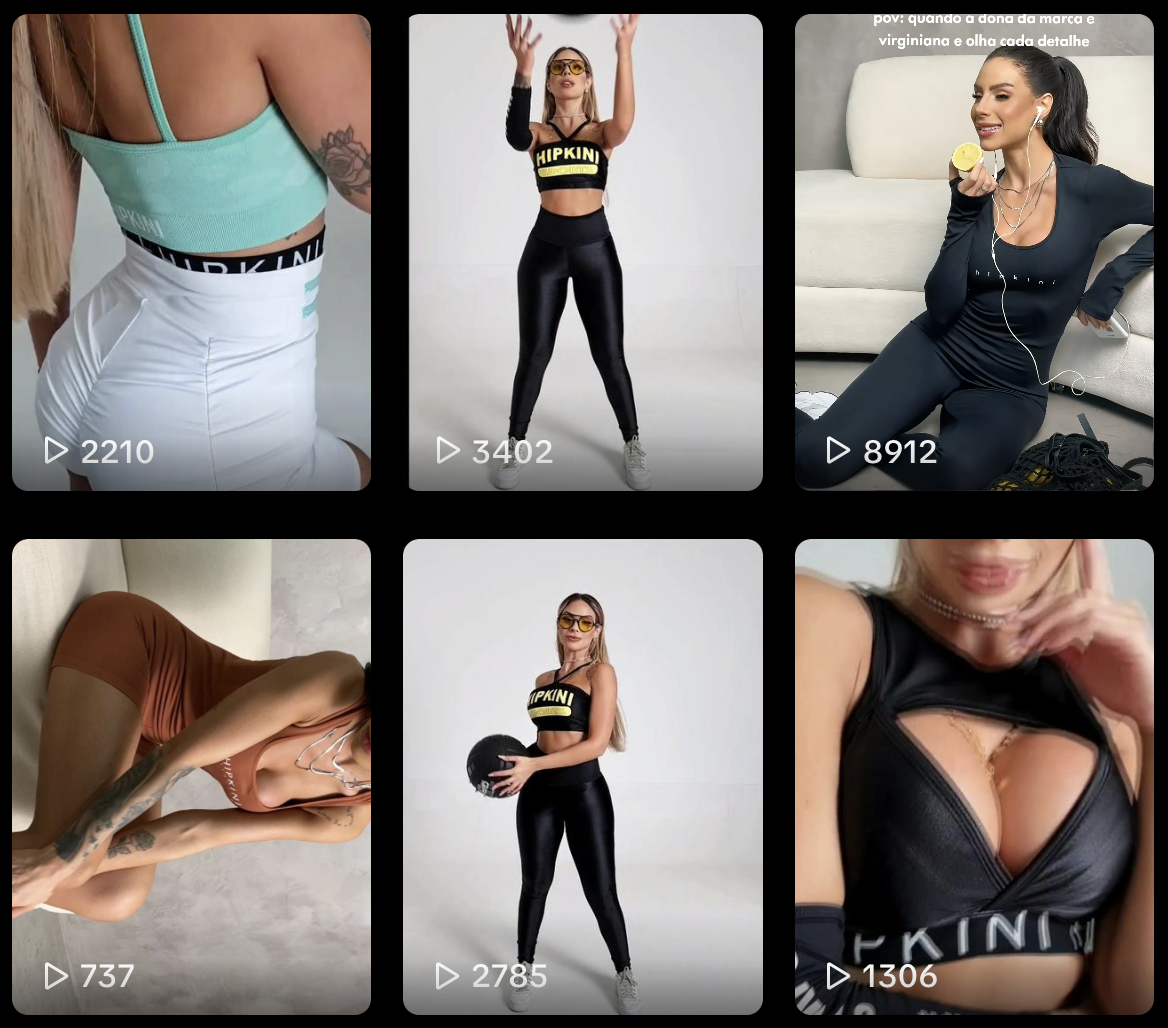 Mural de conteúdo Le Juh - Instagram para TikTok